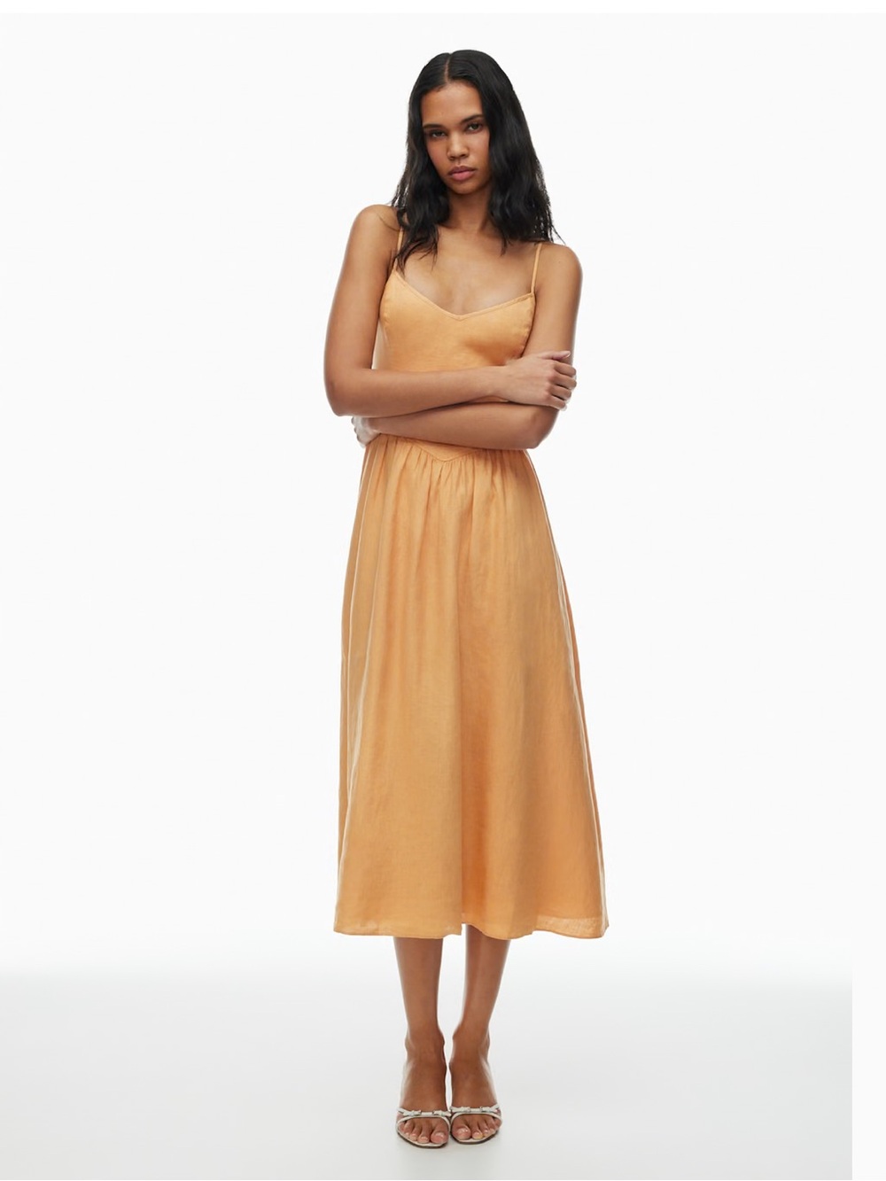 Aritzia Wilfred NWT Influence Maxi 100% Organic Linen Dress